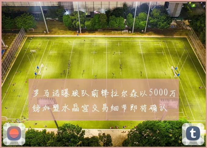 罗马诺曝狼队前锋拉尔森以5000万镑加盟水晶宫交易细节即将确认